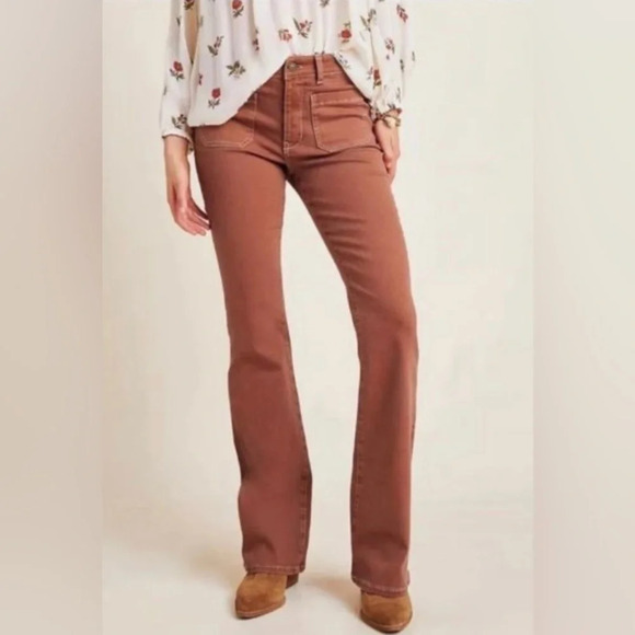 Pilcro and the letterpress by Anthropologie high rise skinny boot cut Sz 25 - Picture 2 of 12